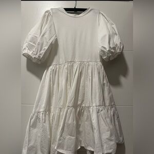 En Saison White Kids Casual Dress